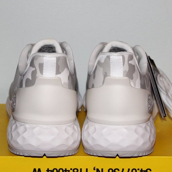 G/FORE Camo MG4+ Golf Shoes Mens 9.5 Snow Grey Waterproof - Picture 5 of 9